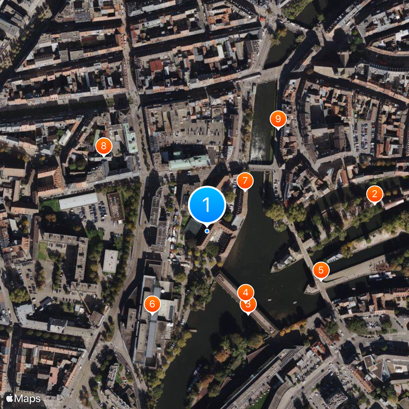 Institut national du service public Map
