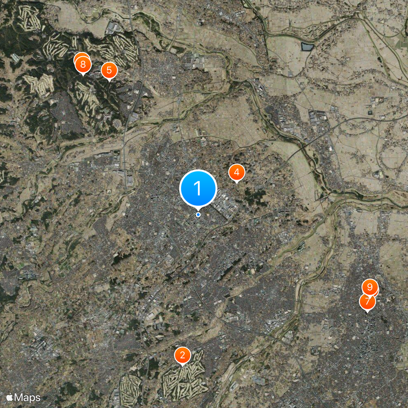 Kagawa Nutrition University Map
