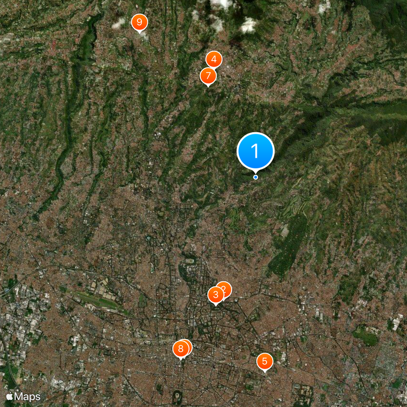 Djuanda Forest Park Map