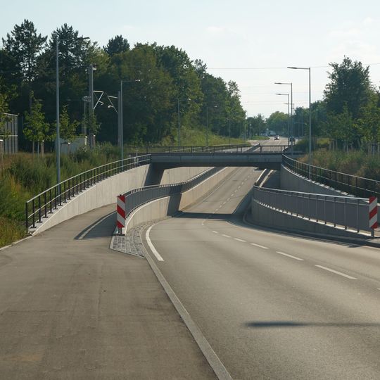 Brücke Schönbuchbahn über die Herrenberger Straße