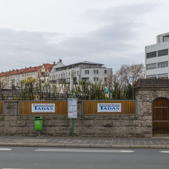 Einfriedung Nähe Ludwig-Quellen-Straße in Fürth