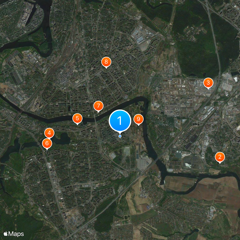 Alma-Atinskaya Map