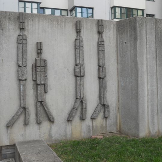 Abstrakte Figurenfriese