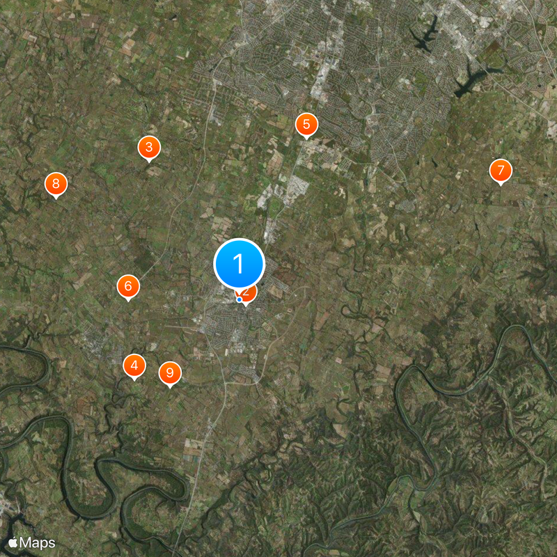 Nicholasville Map