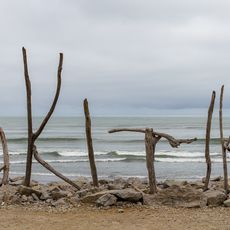 Hokitika Beach Sign