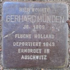 Stolperstein en memoria de Gerhard Münden