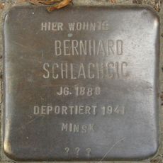 Stolperstein dedicated to Bernhard Schlachcic