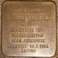 Stolperstein dedicated to Joseph Sealtiel