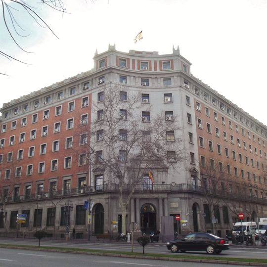 Edificio Central del Instituto Nacional de Previsión en Madrid