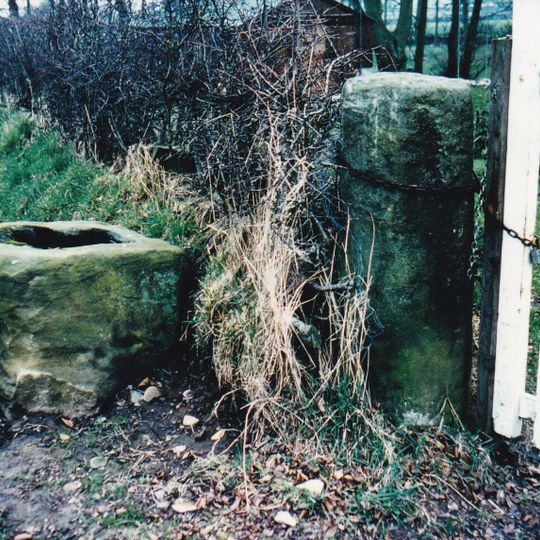 Roman milestone, jct Stoney Lane & road to Cockenham; opp. Polton Hall Farm