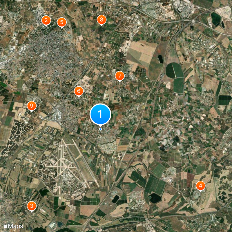 Mazkeret Batya Map