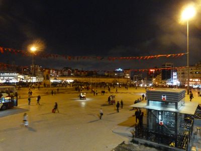 At night 0