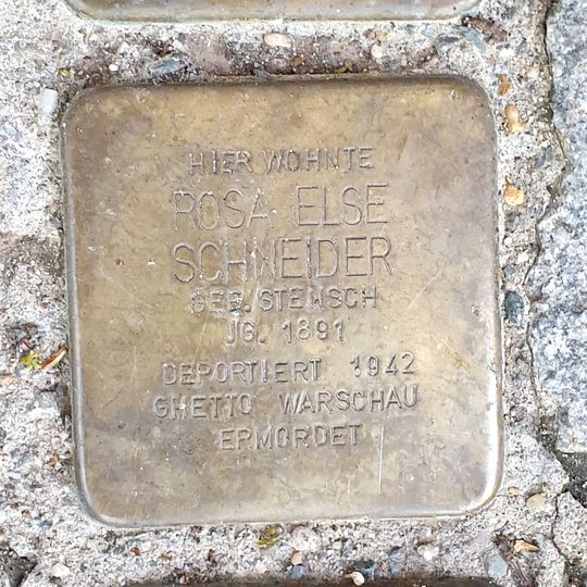 Stolperstein en memoria de Edith  Schneider
