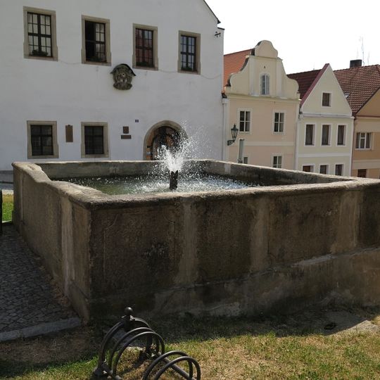 Two fountains in Horšovský Týn