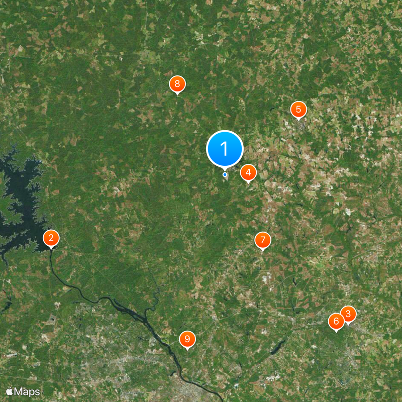 Federal Correctional Institution, Edgefield Map