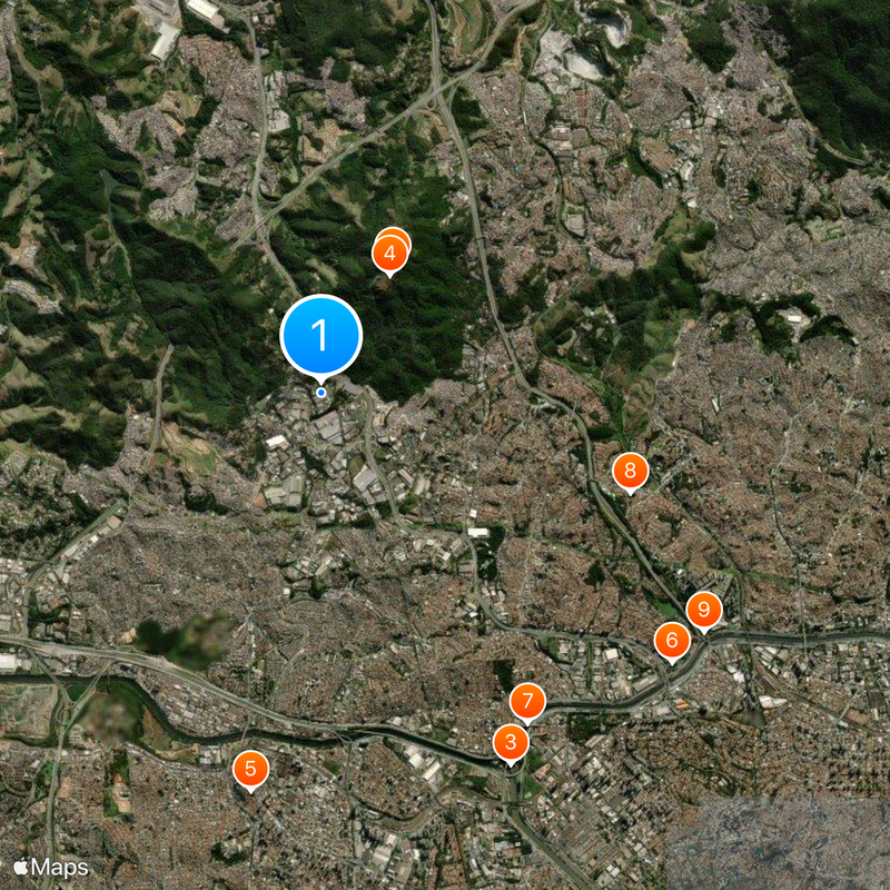 CDT da Anhanguera Map