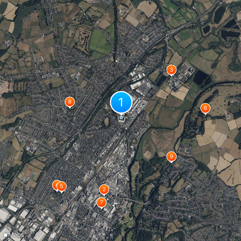 Pirelli Stadium Map