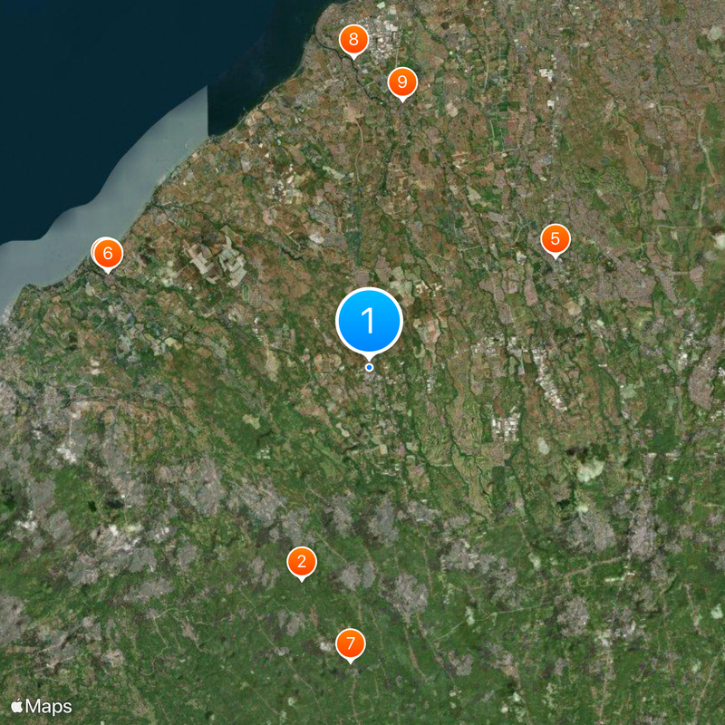 Trece Martires Carte