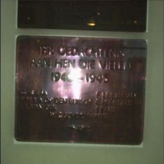 Plaquette in het NS-station