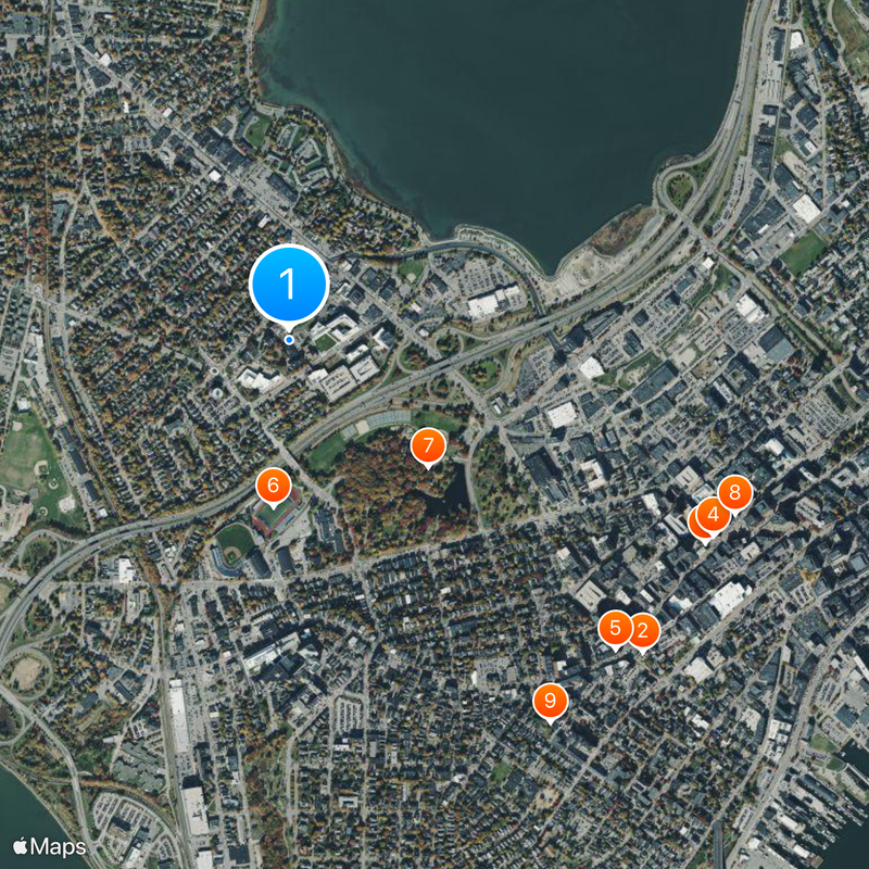 University of Southern Maine Map