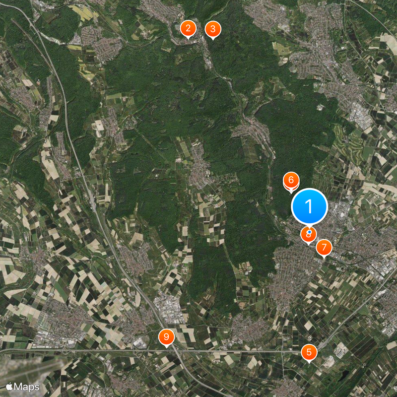 Hofheim am Taunus Map