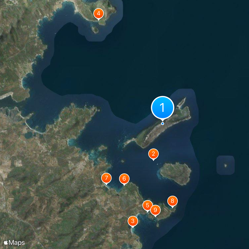 Tavolara Island Map