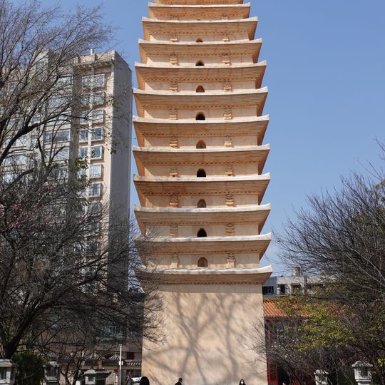 Eastern and Western Pagodas