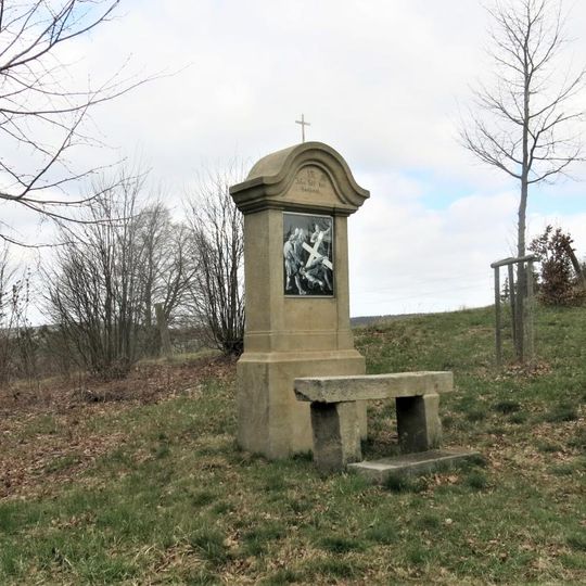 Kaplička VII. zastavení křížové cesty u Lobendavy