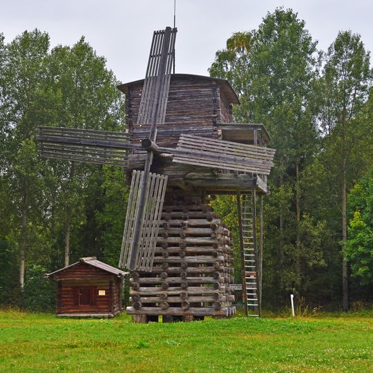 Мельница ветряная – столбовка на ряже